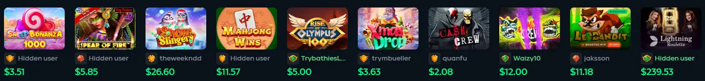 Jouez en ligne sur GAMDOM CASINO